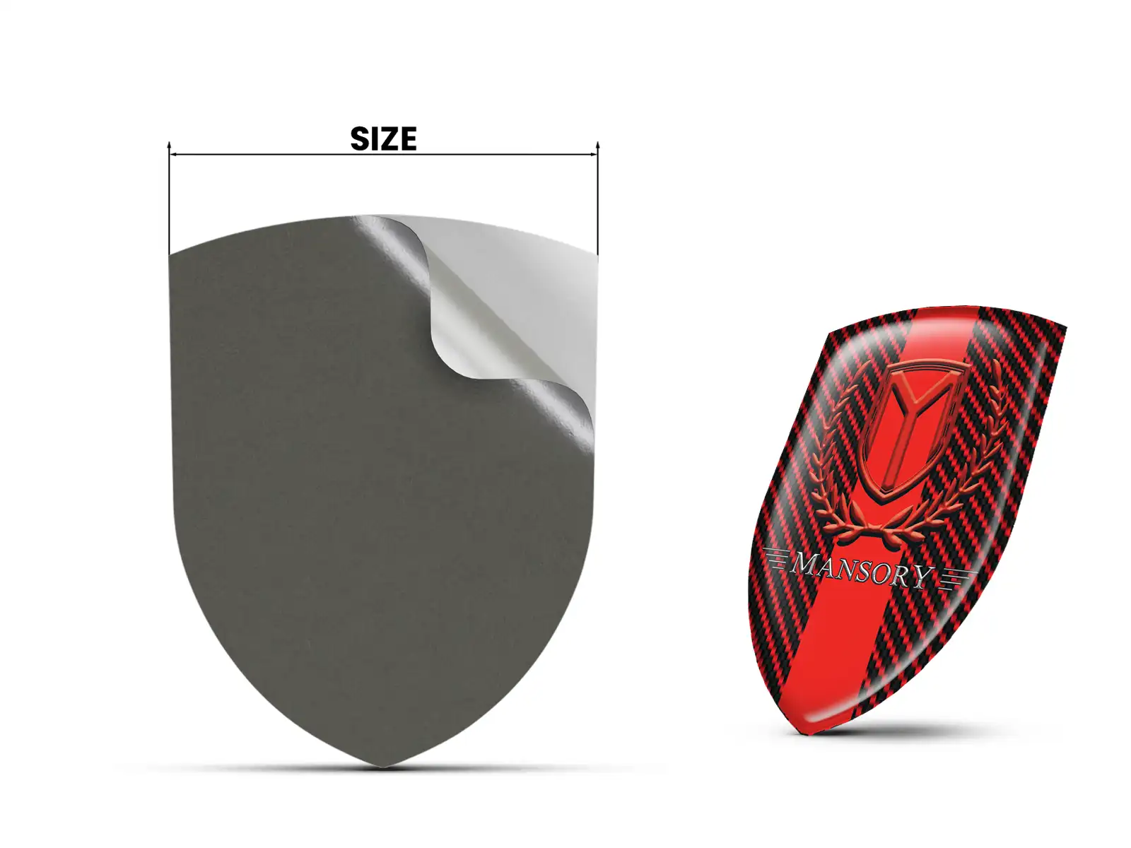 Mansory Badges Auto Perso Max Résistants Stylé Design